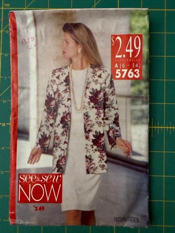 Pattern cover See & Sew 5763.